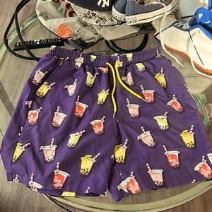 Men’s Boba Tea XL Swim Trunks